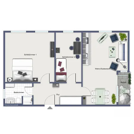 Daire Apartmenthaus Bull 3